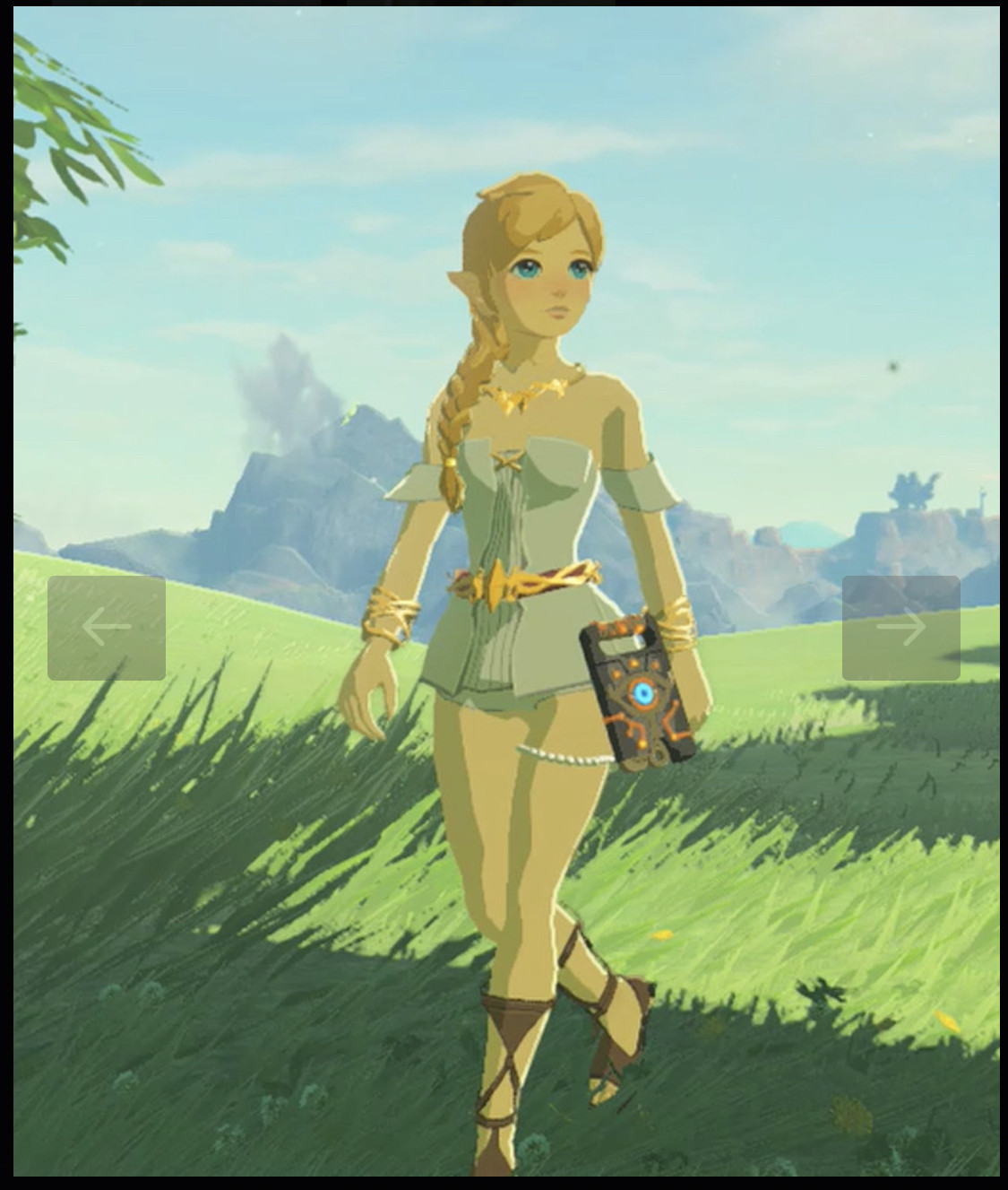 The linkle mod the legend of Zelda botw. 