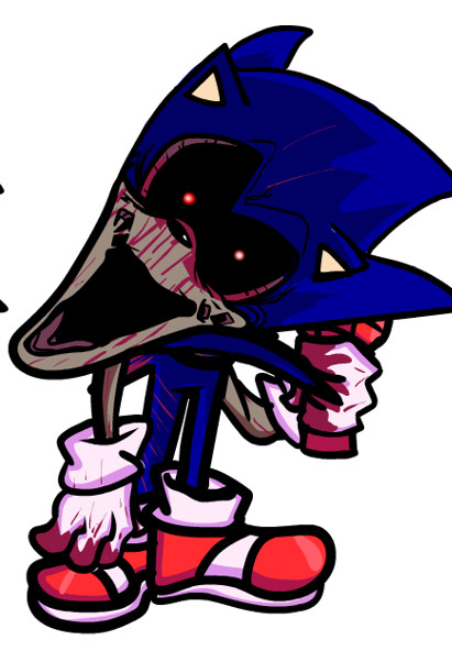 Sonic.exe as the lich king adventure time. friday night funkin' style