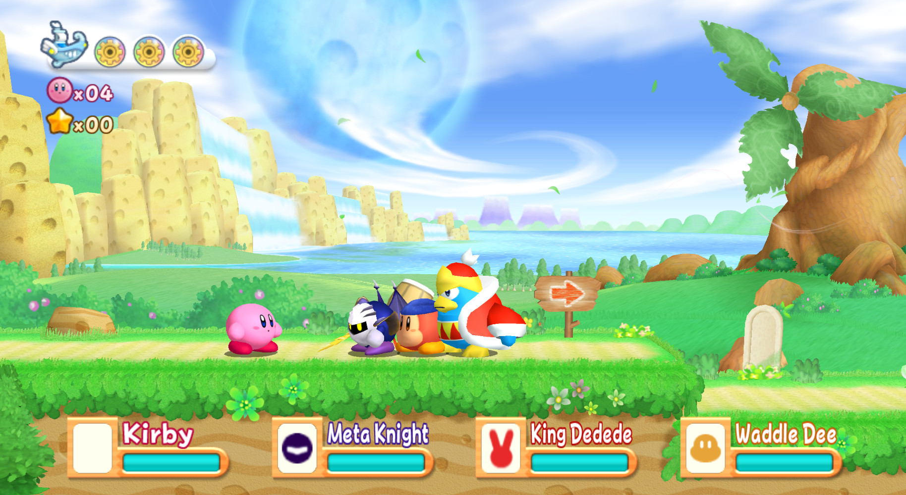 Retro HUD [Kirby's Return to Dream Land] [Mods]