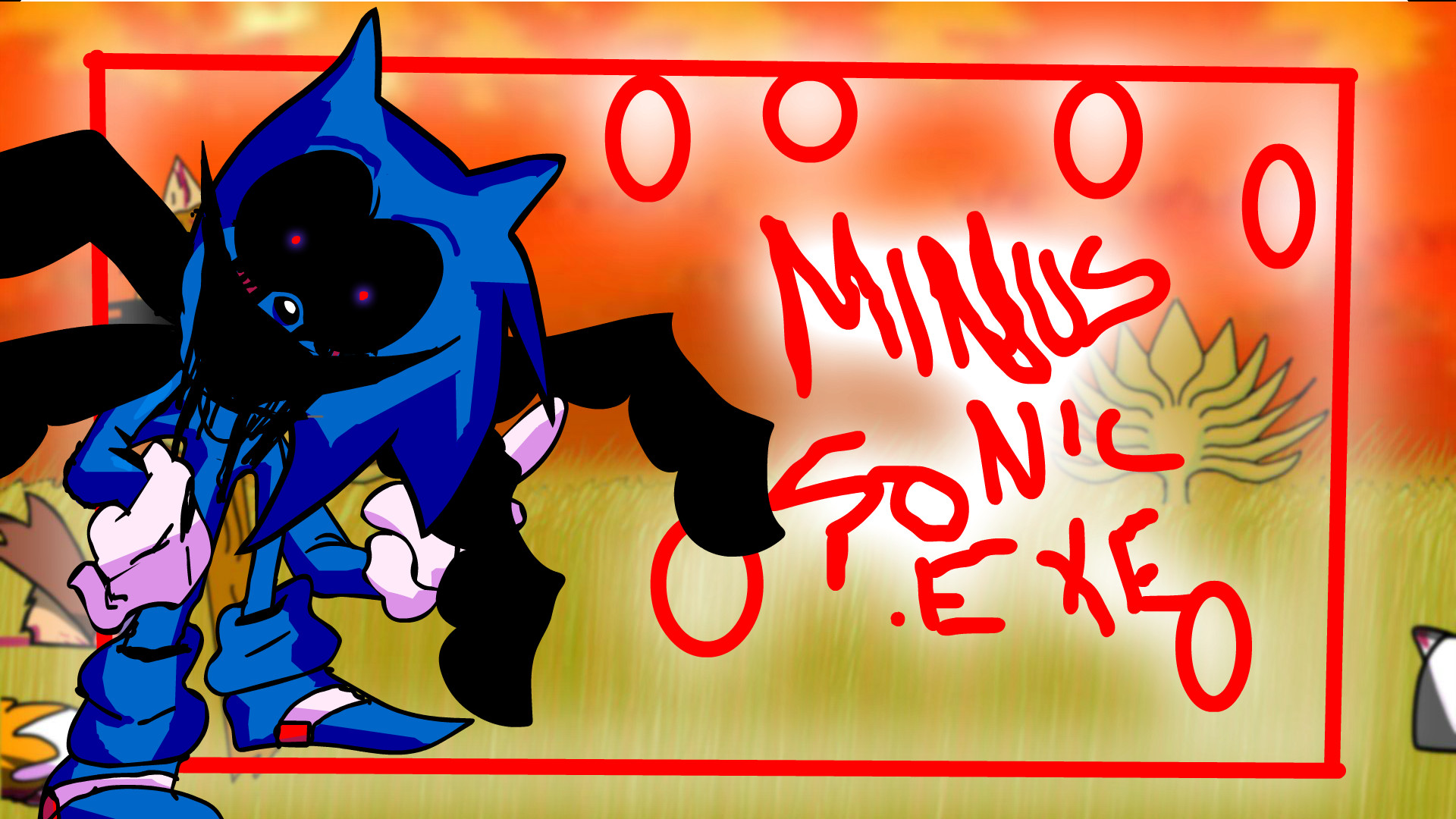 Vs Sonic.exe Icon but in my style [Friday Night Funkin'] [Mods]