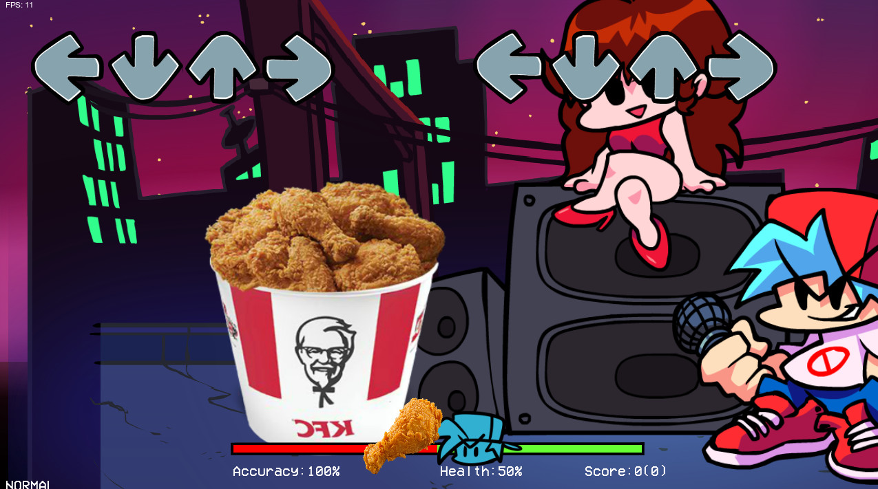 Vs. KFC Bucket [Friday Night Funkin'] [Mods]