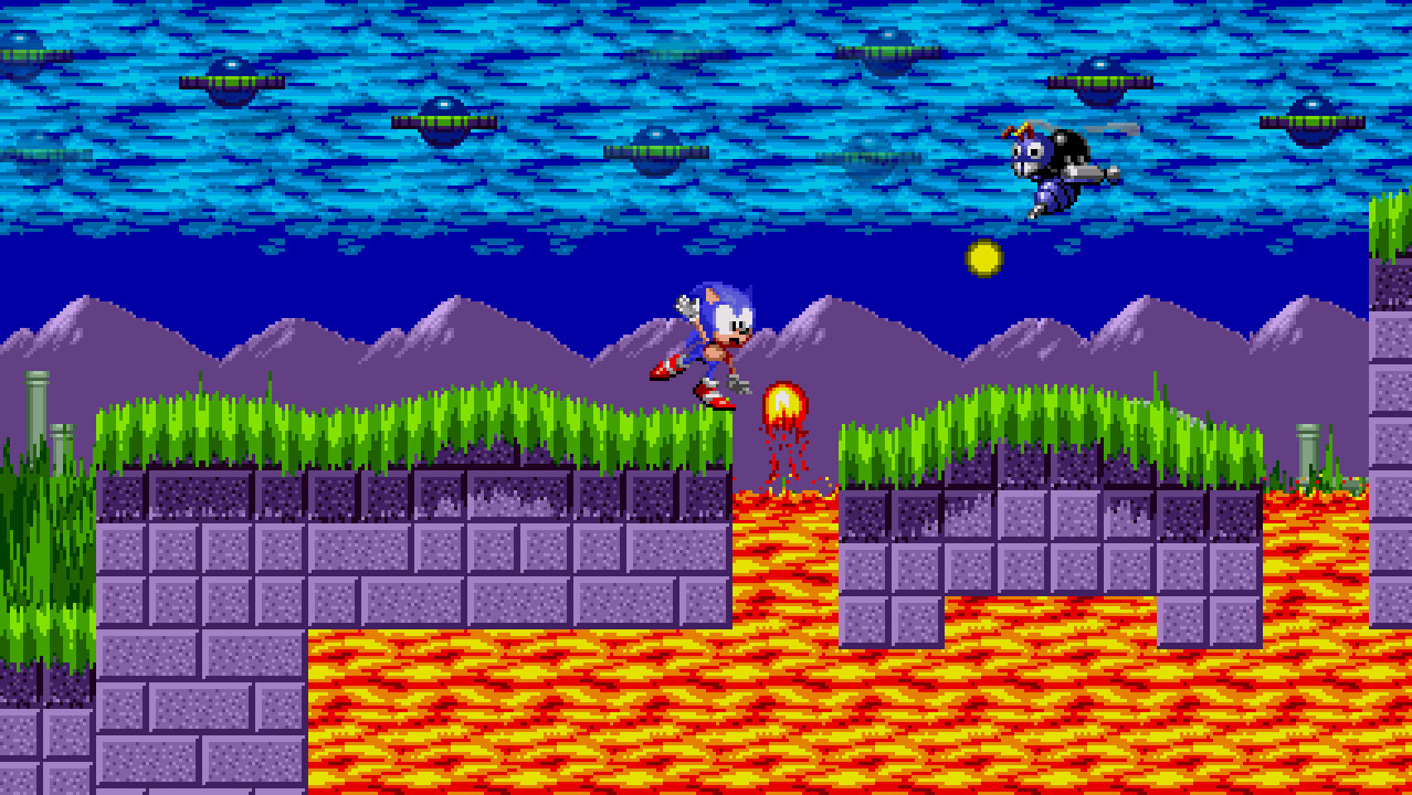 Ohshima Sonic & Eggman in Sonic 1 Forever ✪ First Look Gameplay