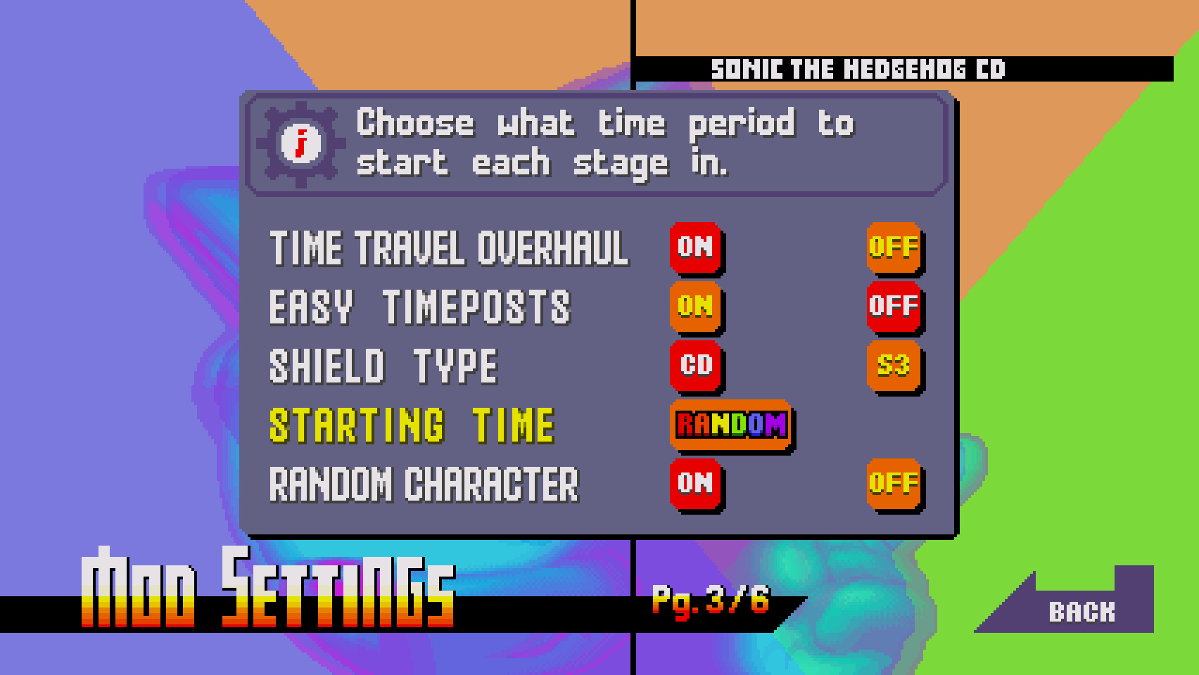 Time Warp Control [Sonic CD (2011)] [Mods]