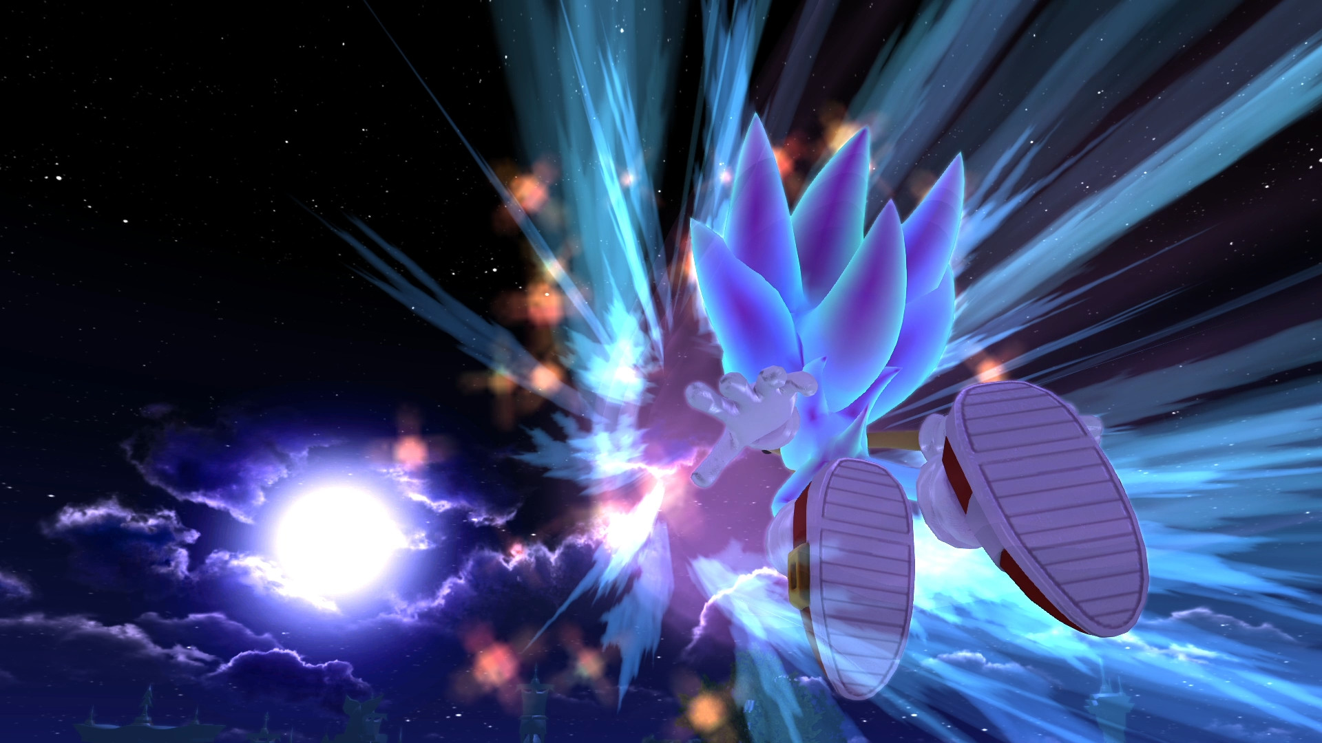Sonic Hack - Darkspine Sonic in Sonic 2 