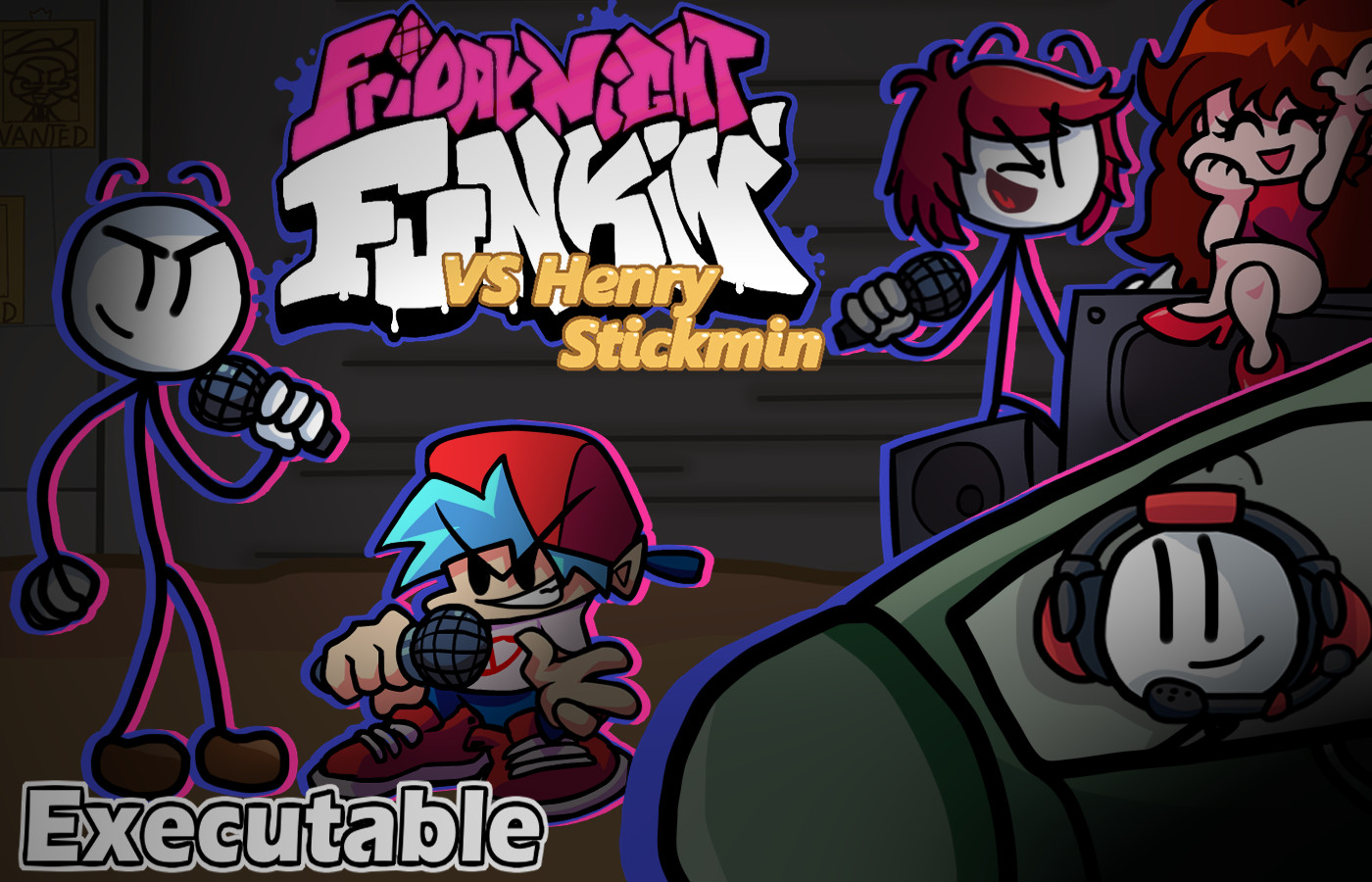 Henry Stickmin Old Version in New FNF Modding Plus [Friday Night Funkin'] [ Mods]