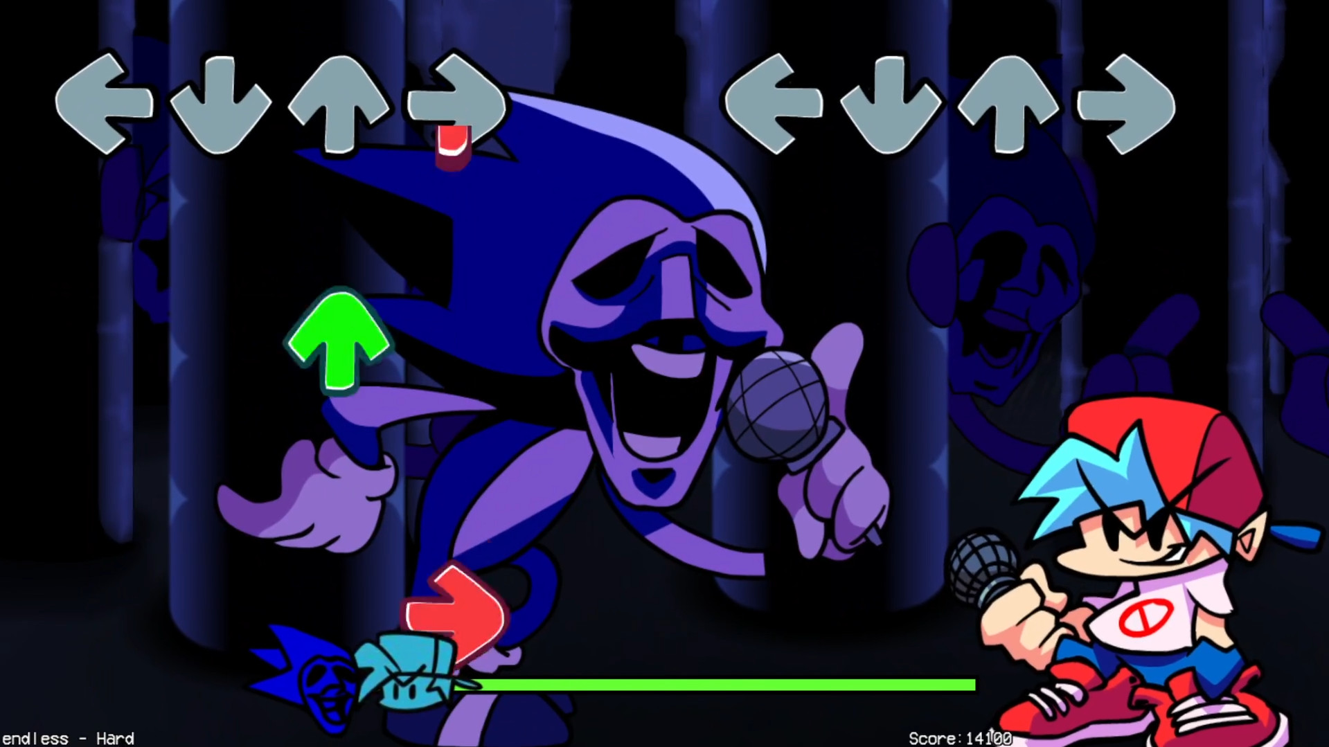 Don't get me wrong, current Majin Sonic in VS Sonic exe is great, but I  just love Margreen's reanimated skin. : r/FridayNightFunkin