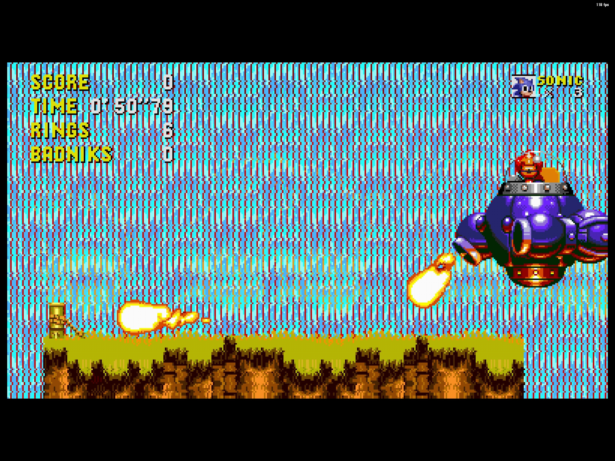 Starved Eggman in Sonic 3 A.I.R