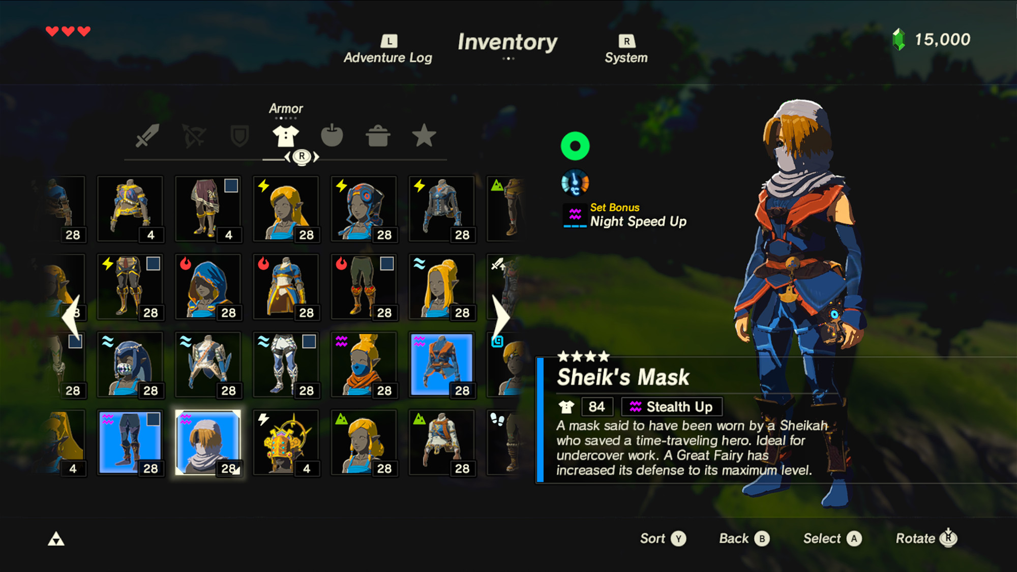 Zeldas Ballad Armor Rebalance Ar28 The Legend Of Zelda Breath Of The Wild Wiiu Mods 5745