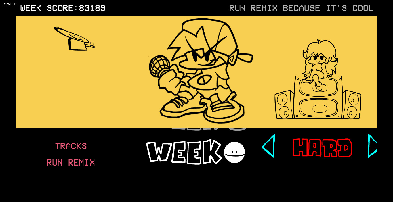 Run Remix CHARTED [Fixed] Mod for Friday Night Funkin' | FNF Mods
