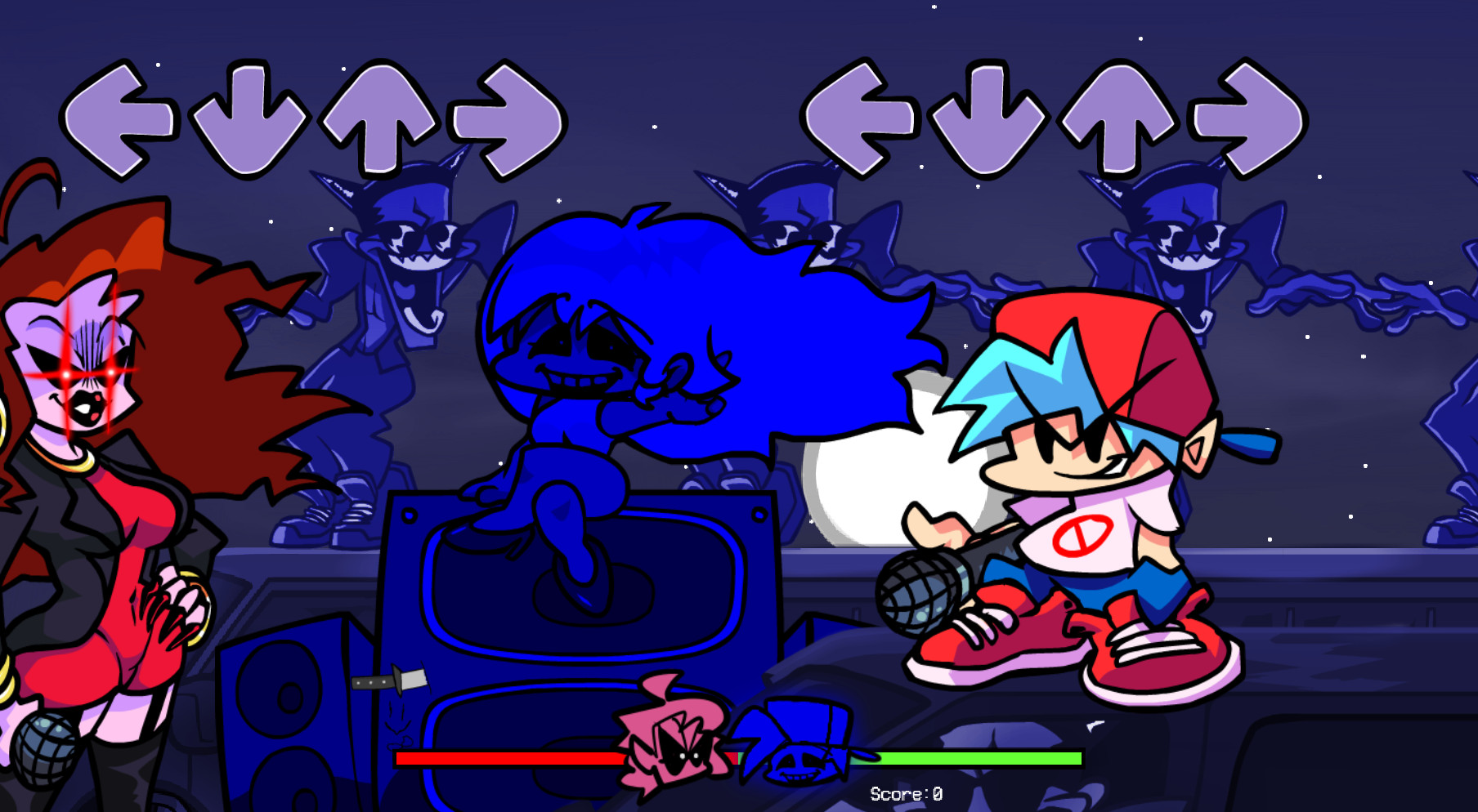 Friday Night Funkin: Sonic.EXE VS Majin Sonic in Expurgation 