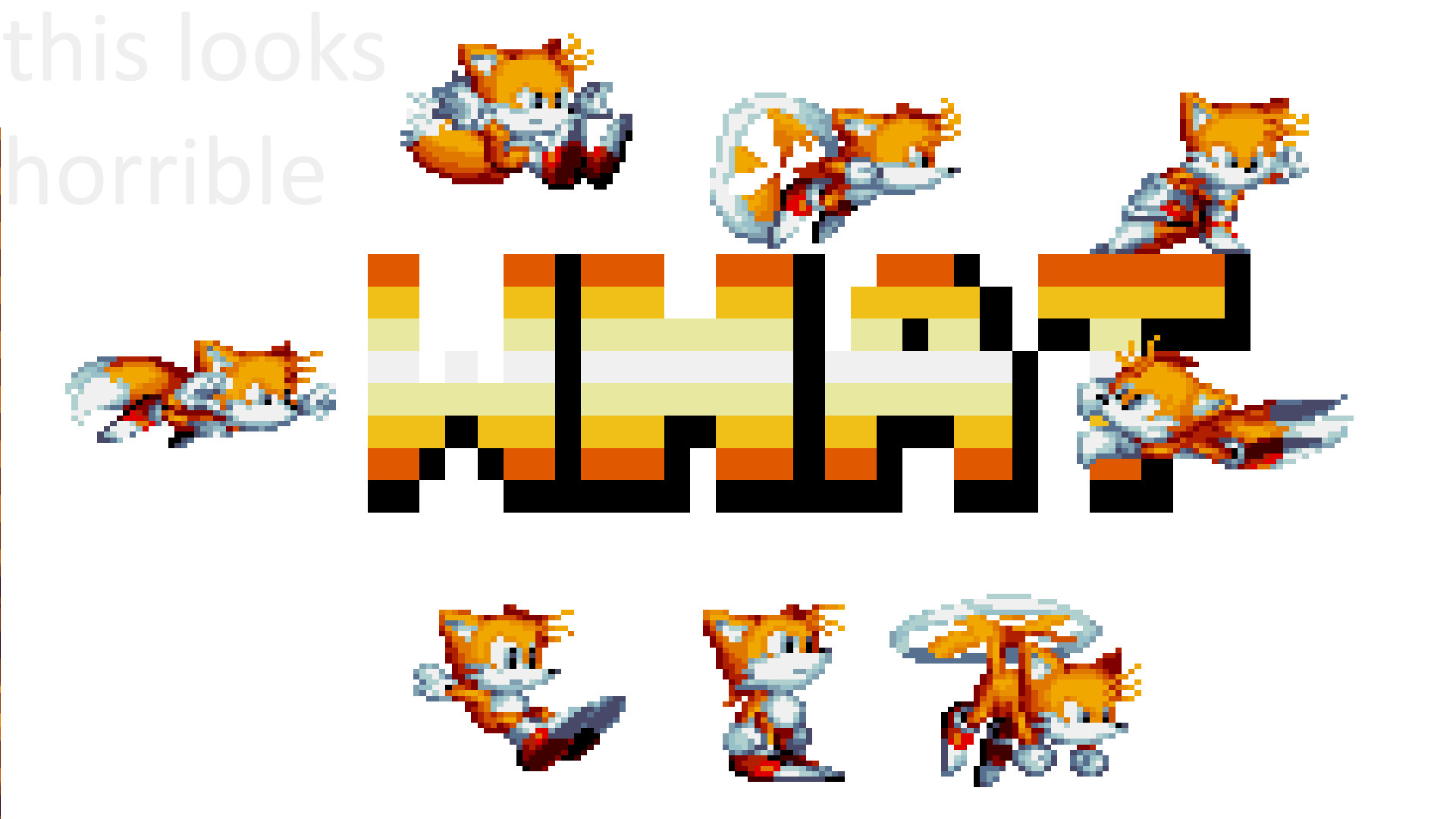 Tails Custom Super Sprites/Super Tails Animations [Sonic Mania] [Mods]