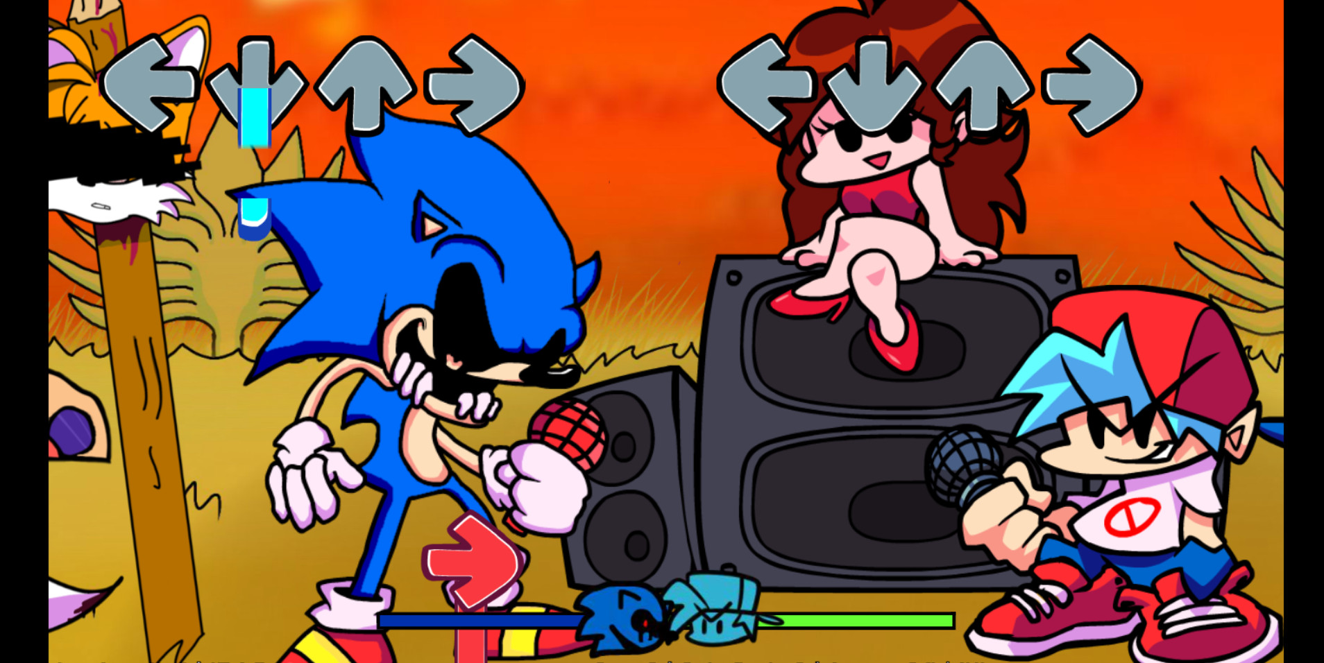 fnf Sonic.EXE Reskin [Friday Night Funkin'] [Mods]