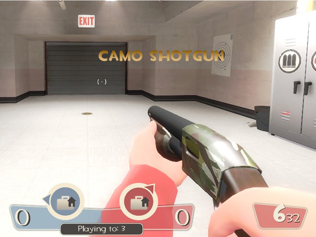 Camo Shotgun