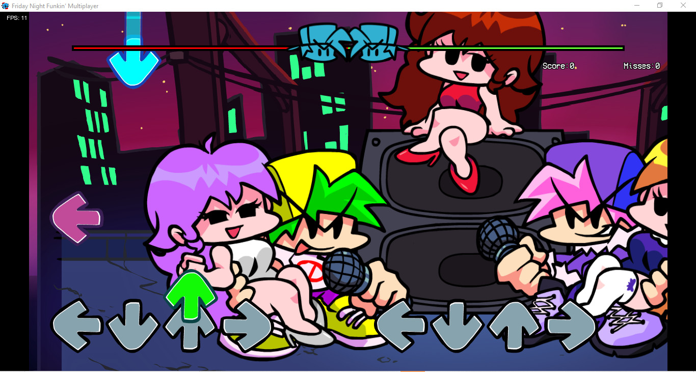 BF Holding GF in fnf multi [Friday Night Funkin'] [Mods]