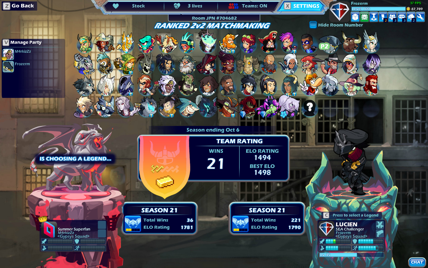 Gradient Ranked Banners with Minecraft elements [Brawlhalla] [Mods]