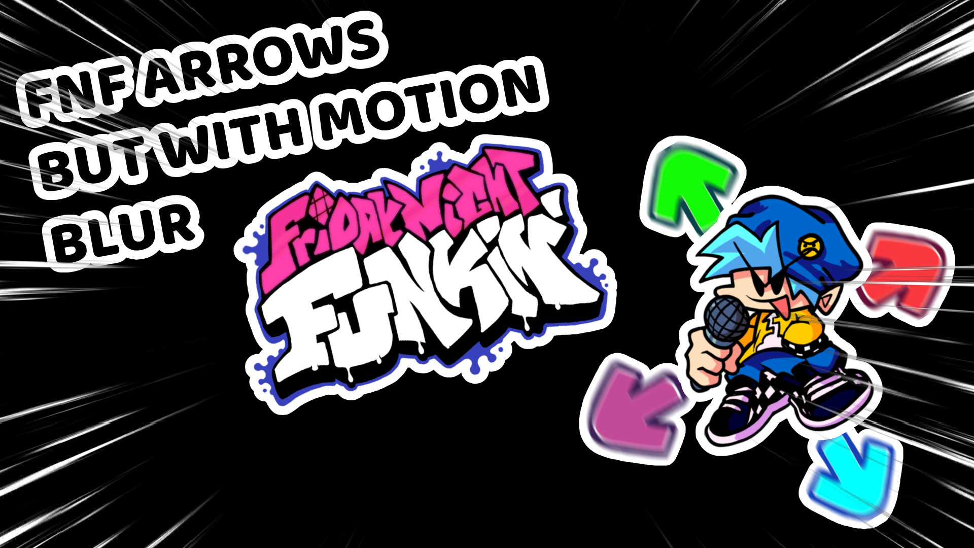 FNF Motion Blur Arrows! Mod for Friday Night Funkin' | FNF Mods
