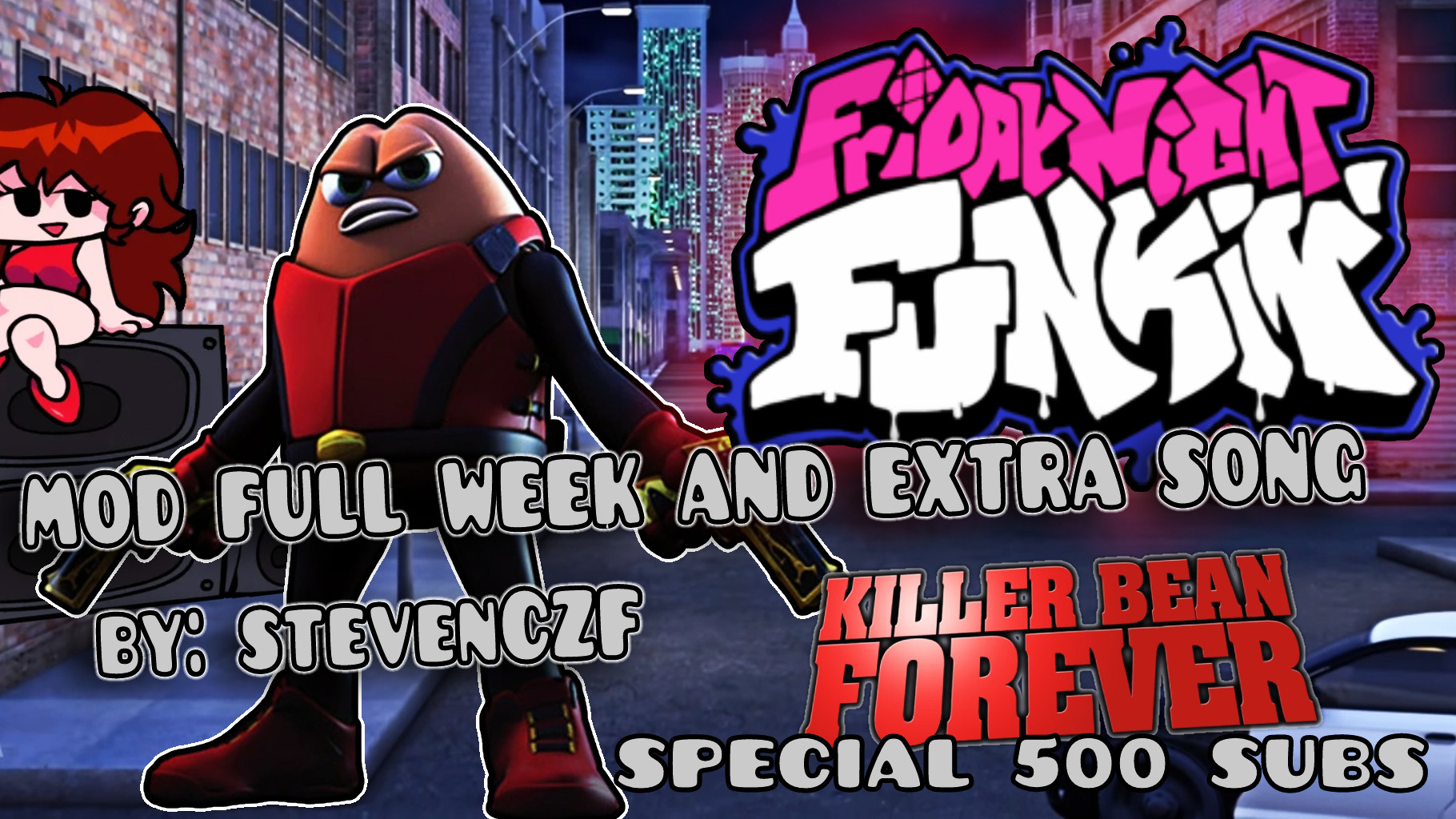 I would kill for a killer bean mod though : r/FridayNightFunkin