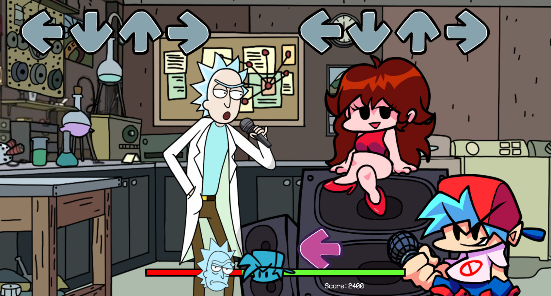 Vs Rick Sanchez FULL WEEK (Friday Night Funkin) Mod for Friday Night ...