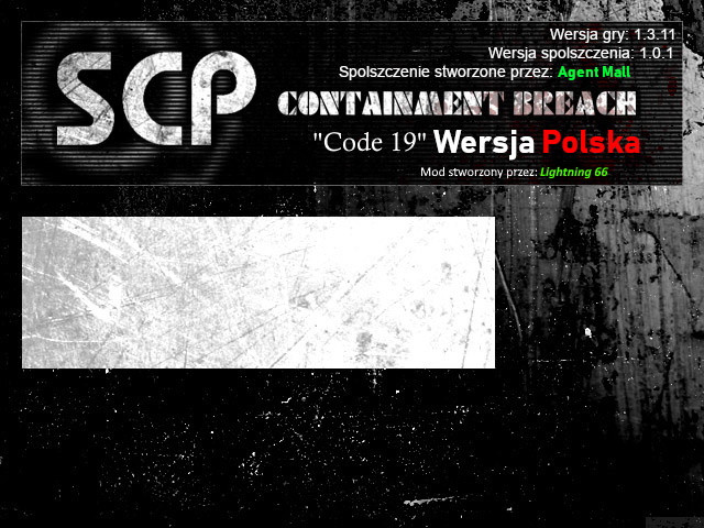 SCP - CODE : WHITE. 