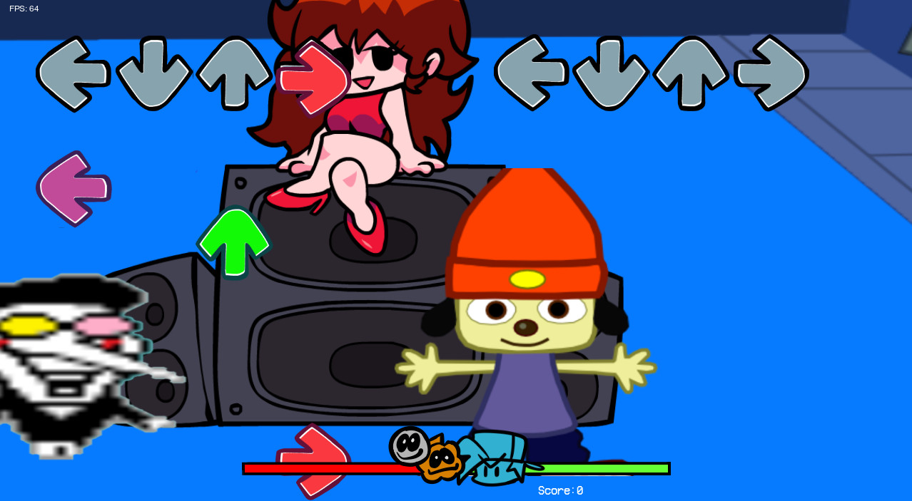 Parappa the Rapper in Week 3 [Friday Night Funkin'] [Mods]