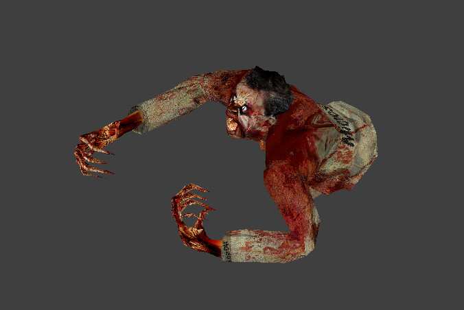 Crawler Fuzzle Zombie+Animations Playermodel