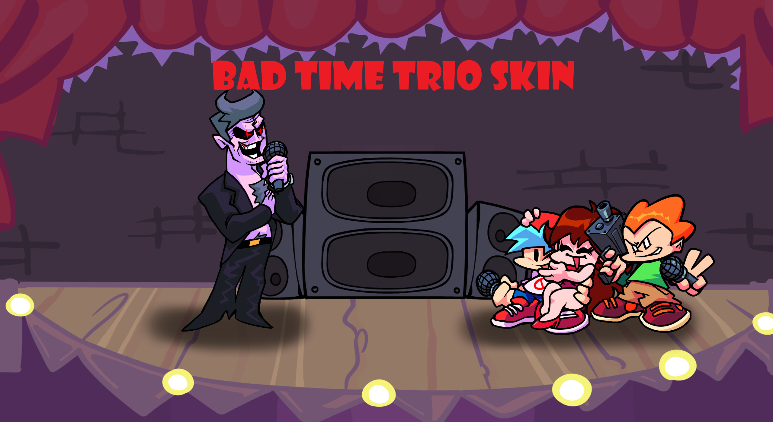 Bad Time Trio/Funk Time Trio (LEGACY!!) Mod for Friday Night Funkin ...