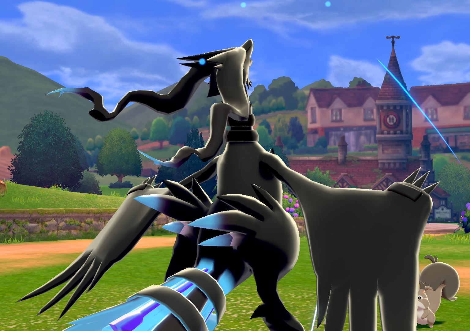 Shiny Black Reshiram/White Zekrom recolor mod [Pokemon Sword & Shield]  [Mods]