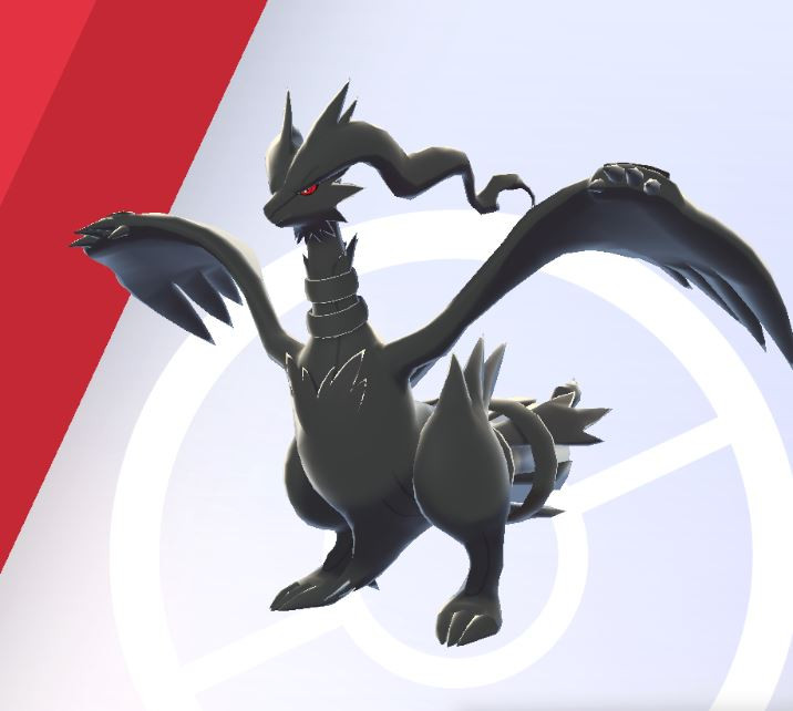 Shiny Black Reshiram/White Zekrom recolor mod [Pokemon Sword