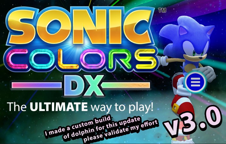 Sonic Colours Ultimate Experience [Sonic Colors] [Mods]