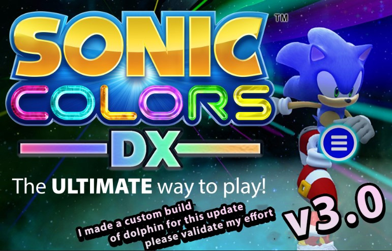 Ultimate Customisation + Widescreen Mod Pack [Sonic Colors] [Mods]