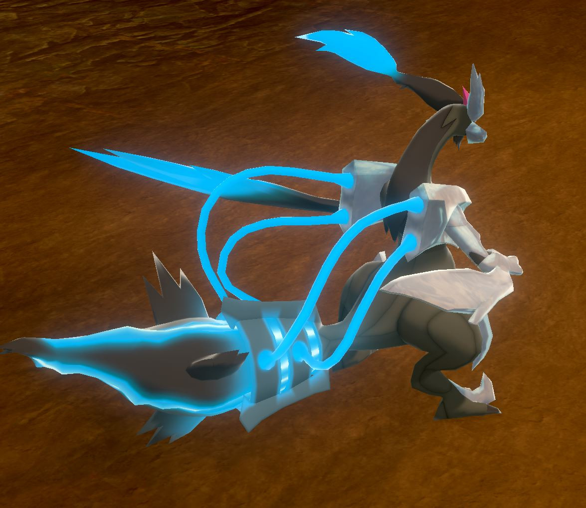 Shiny Black Reshiram/White Zekrom recolor mod [Pokemon Sword & Shield]  [Mods]