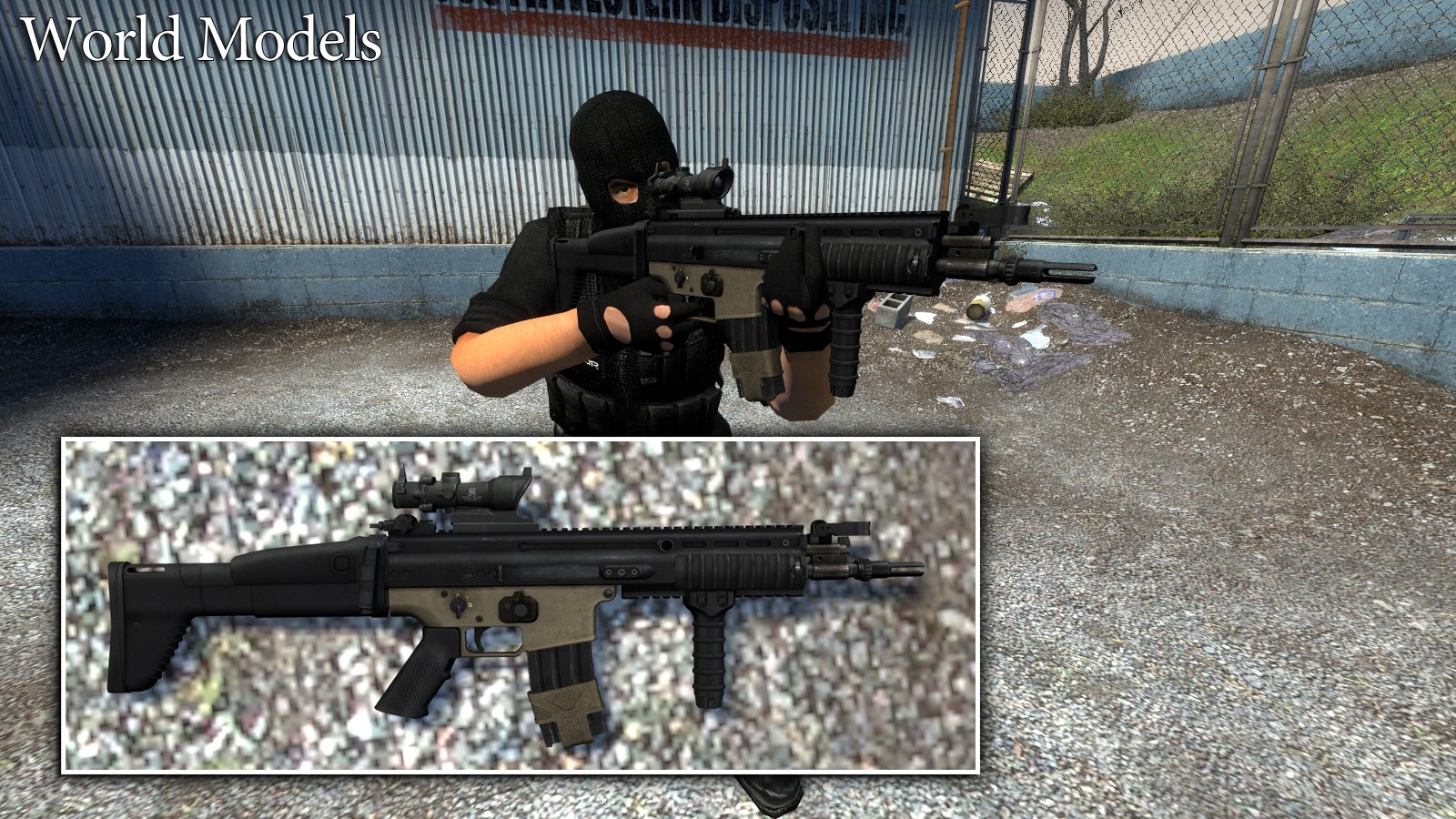 FN SCAR-L Animations [Counter-Strike: Source] [Mods]