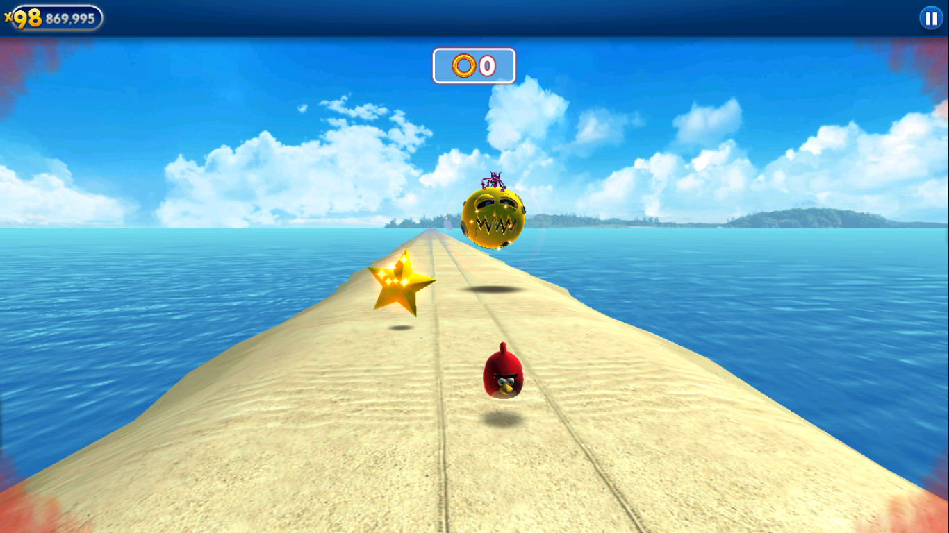 Sonic Dash Updated With Angry Birds Themed Content - MSPoweruser