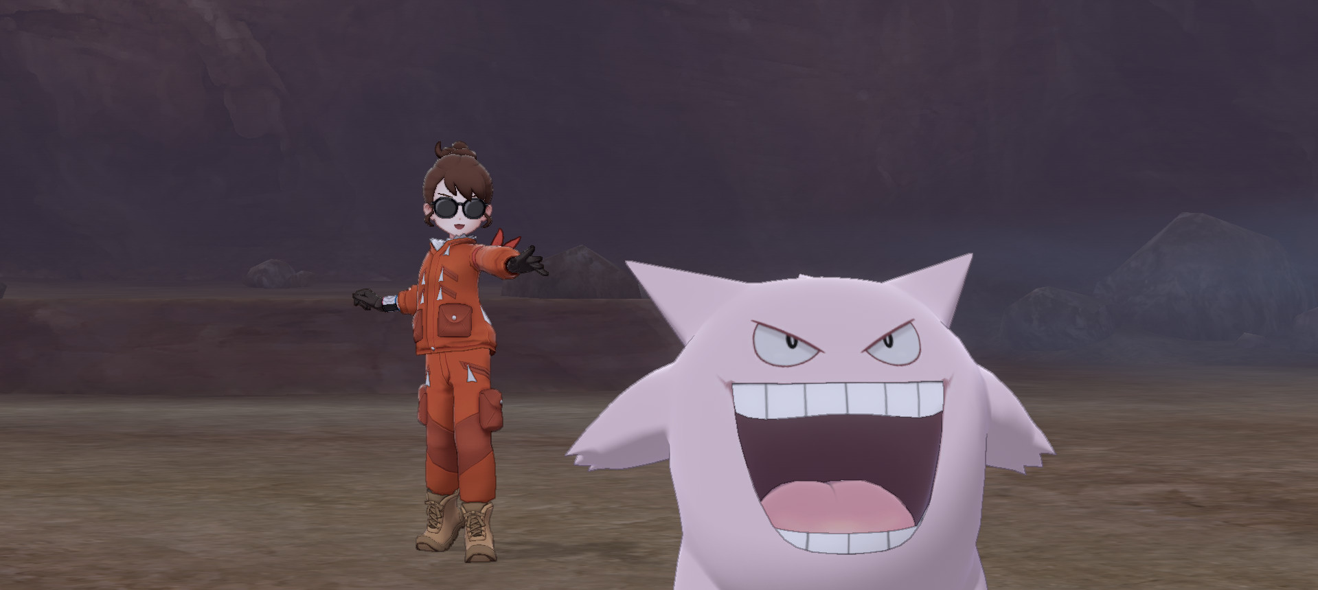 SHINY White Gengar [Pokemon Sword & Shield] [Mods]