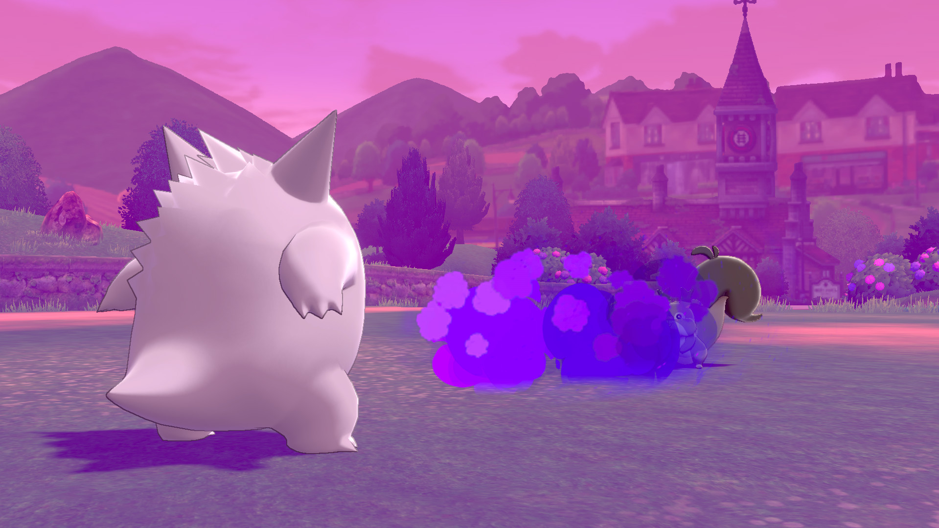 White Gengar Shiny and Grey Normal [Pokemon Sword & Shield] [Mods]