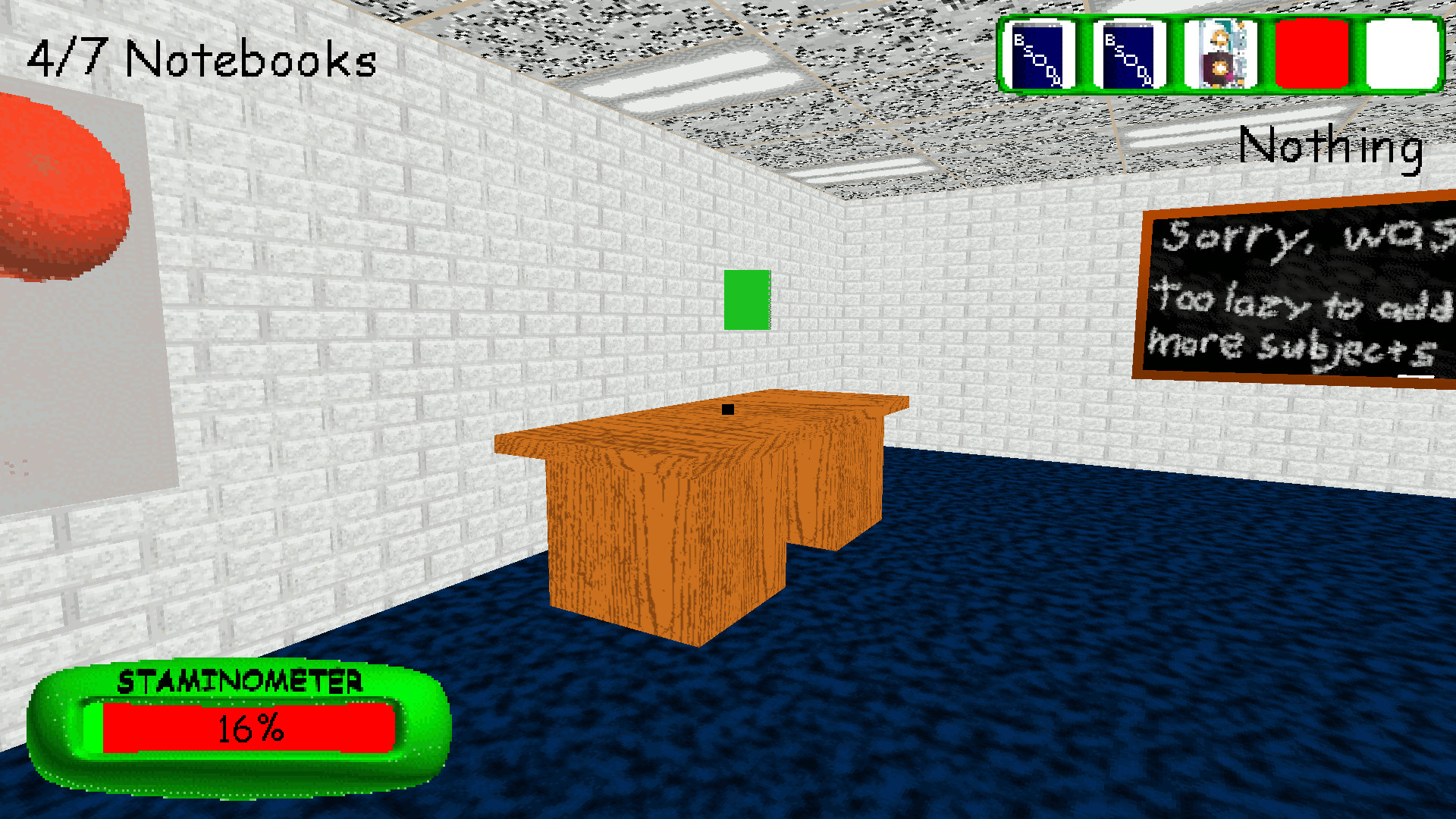 NEW IMPROVEMENTS ARE HERE!  Baldi's Basics Plus V0.3.0 