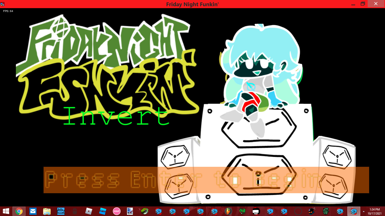 Fnf Color Inverted Friday Night Fsnkin' Invert Mod for Friday Night Funkin' | FNF Mods