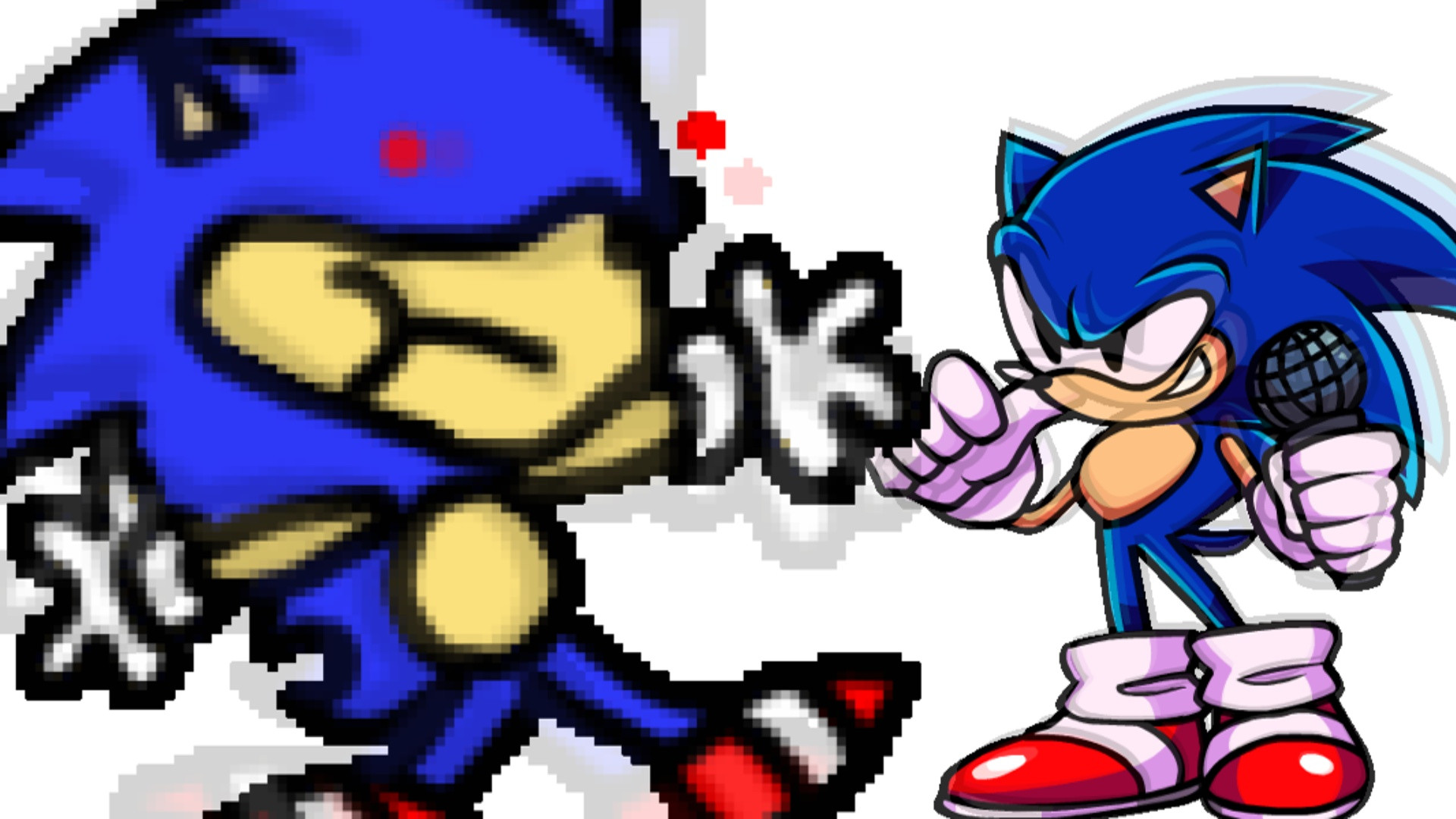 Sonic.exe VS Sonic(U CAN'T RUN + Milk+ ALL Covers) [Friday Night