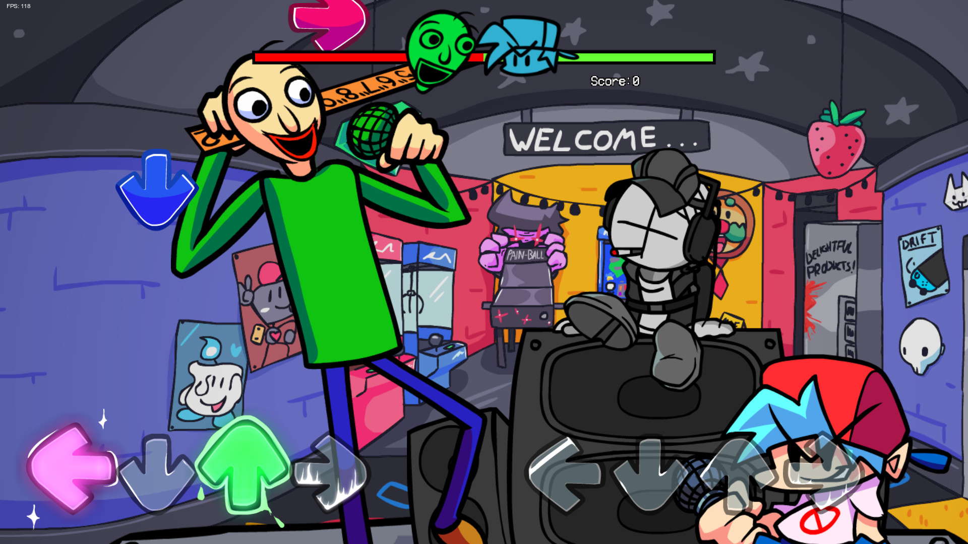 Baldi's Basics Lineup!! by OddiBee on Newgrounds