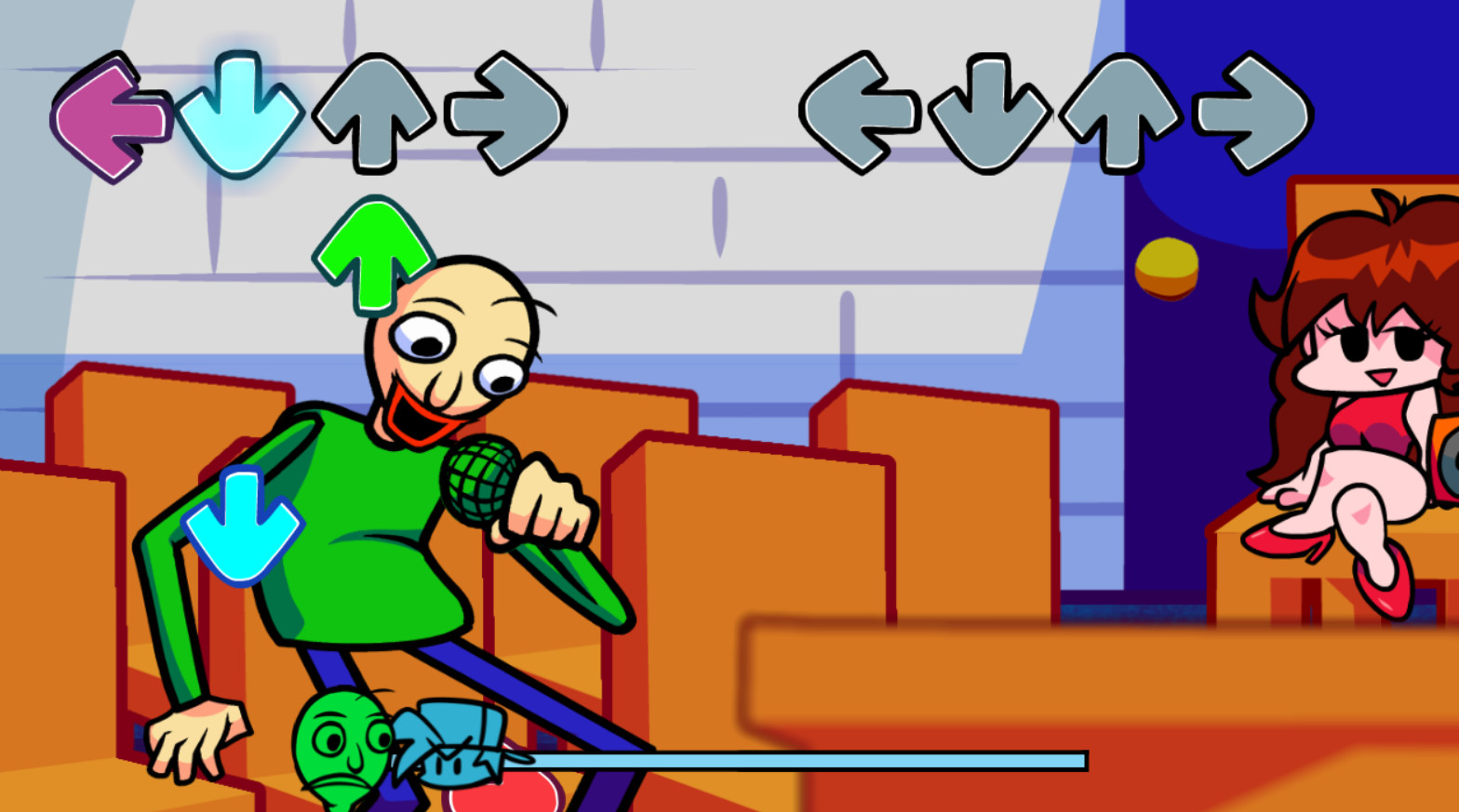 Baldi FNF mod play online, FNF vs Baldi Basics unblocked download