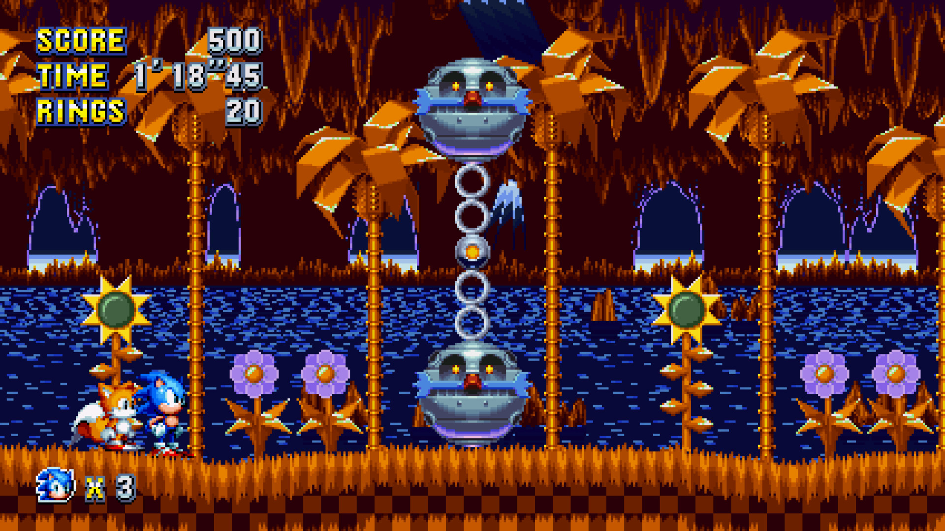 Sonic Mania - Green Hill Zone Act 1 + Special Stage + Boss 