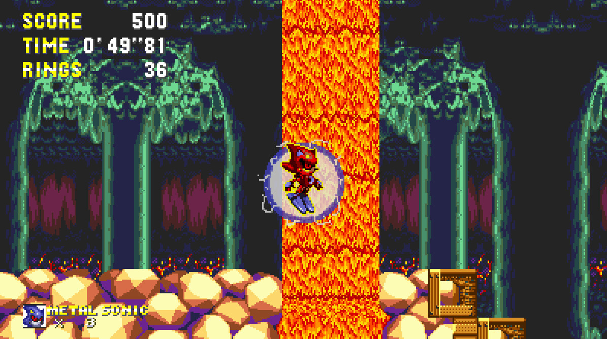 You can fight Metal Sonic and Sonic in Sonic 3 air [Sonic 3 A.I.R.