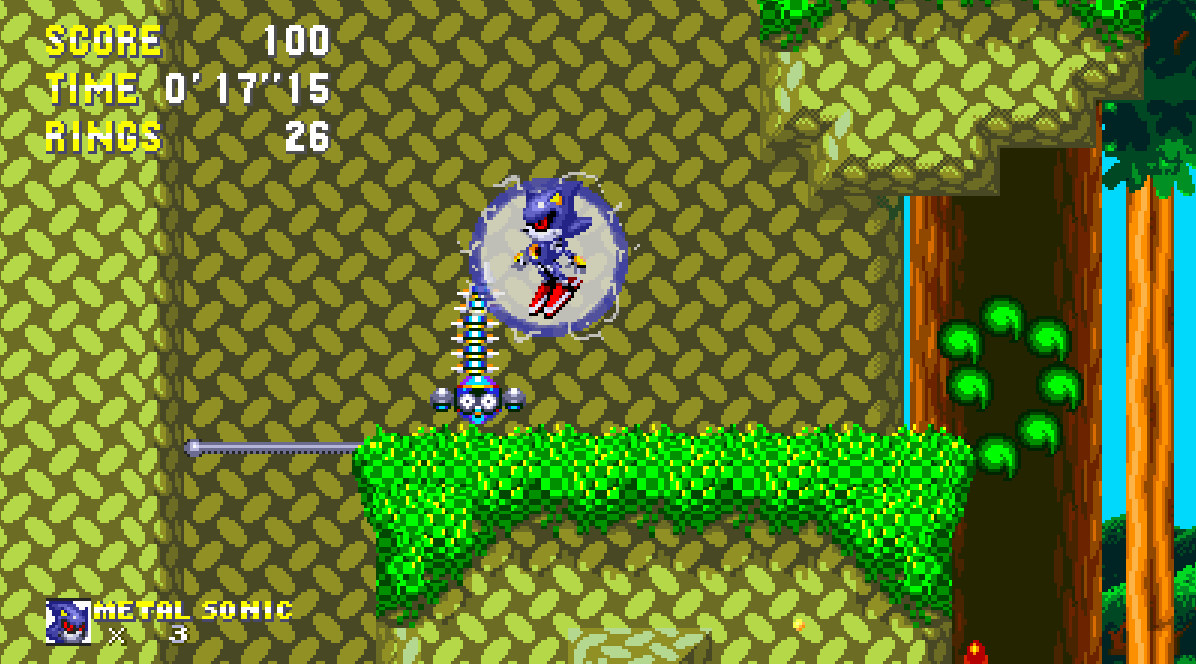 You can fight Metal Sonic and Sonic in Sonic 3 air [Sonic 3 A.I.R.