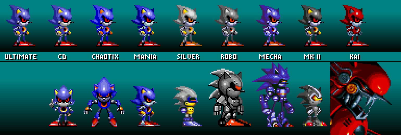 Sonic and Metal Sonic V2! - Skymods