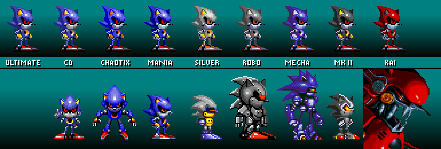 Mecha Sonic (Sonic Mania Style) [Sonic 3 A.I.R.] [Mods]