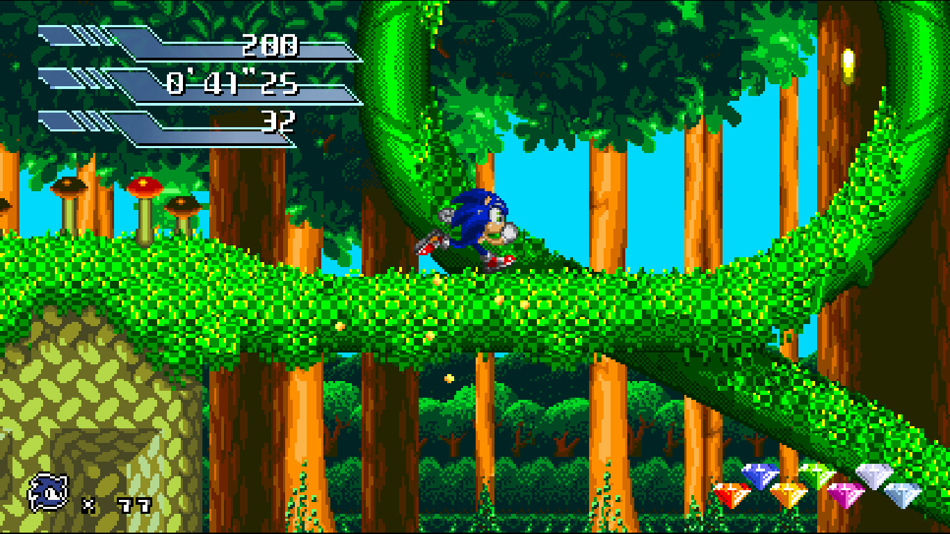 Modgen Modern Sonic (FIXED GREEN EYES) [Sonic 3 A.I.R.] [Mods]