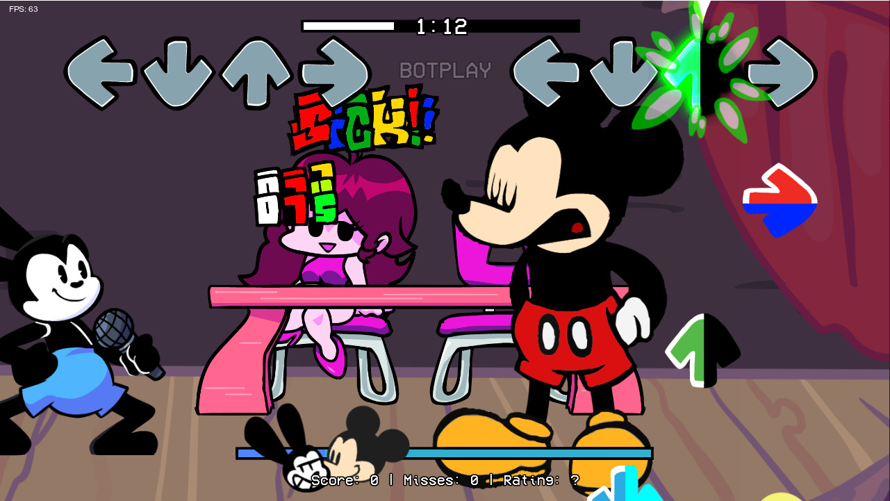 Vs Oswald But Mickey Is Here [friday Night Funkin] [mods]