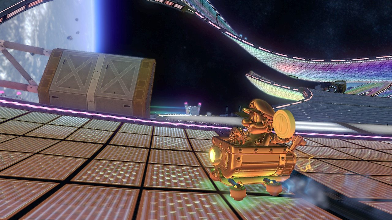 Gold Clanky Kart and Tires from MKT [Mario Kart 8 Deluxe] [Mods]