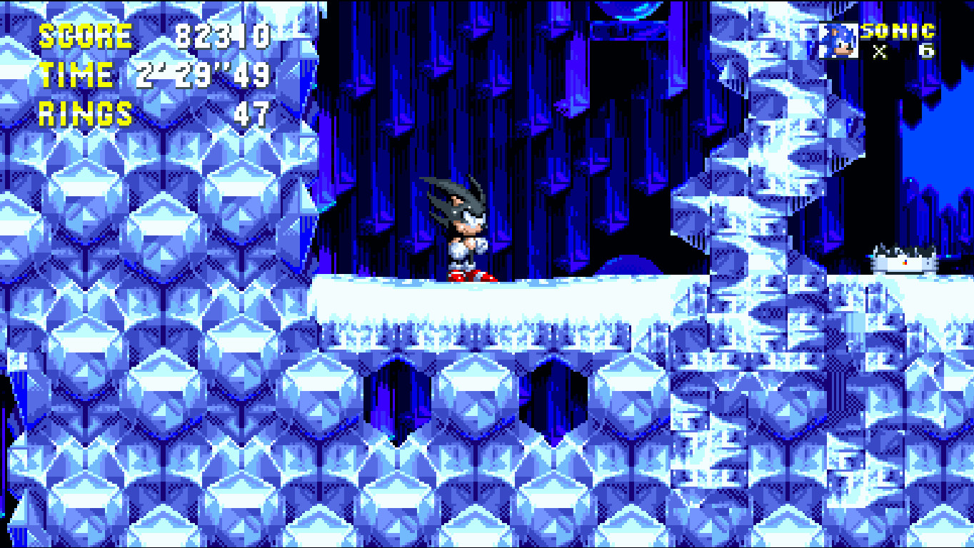 Dark Sonic in Sonic 3 A.I.R [Sonic 3 A.I.R.] [Mods]