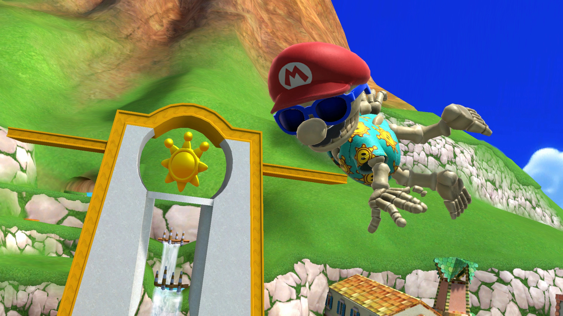 Skeleton Mario [Super Smash Bros. Ultimate] [Mods]